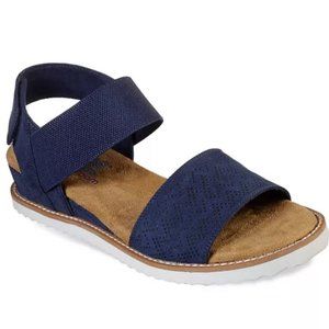 Desert Kiss - Stretch Quarter Strap Sandal - Navy